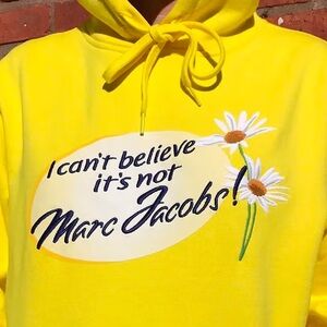 NWT Ava Nirui x Marc Jacobs Bright Yellow Hoodie